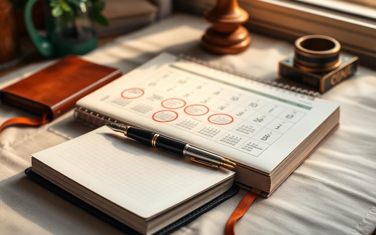 2026 wall calendar with key tax deadlines circled in red